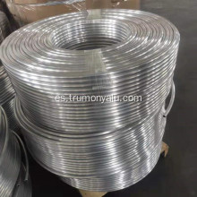 3003 1100 Tubería de aluminio en espiral para intercambiador de calor